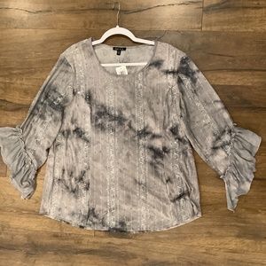 Sami & Jo Gray Embellished Tunic NWT